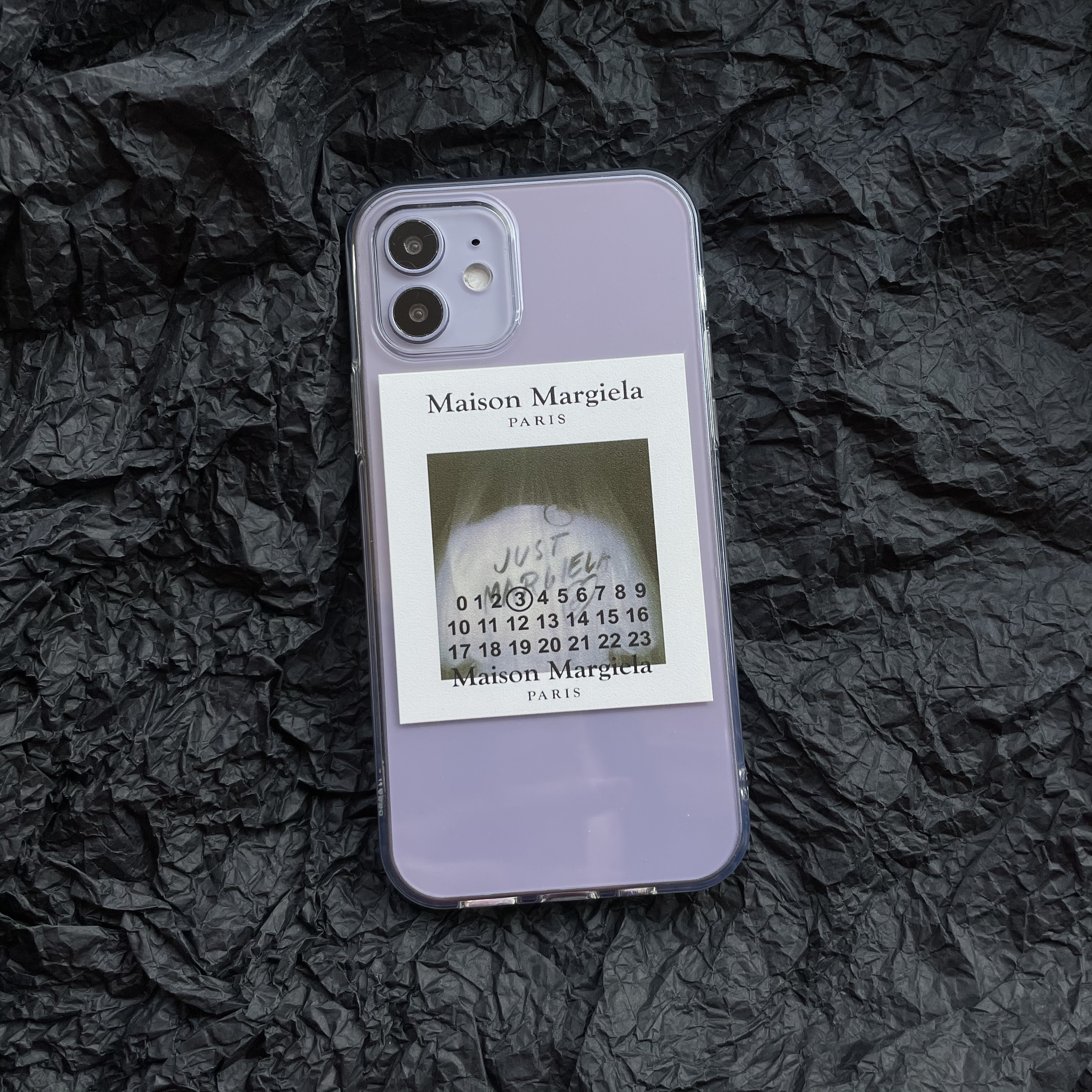 スマホアクセサリーmaison margiela iPhone12 pro max ケース