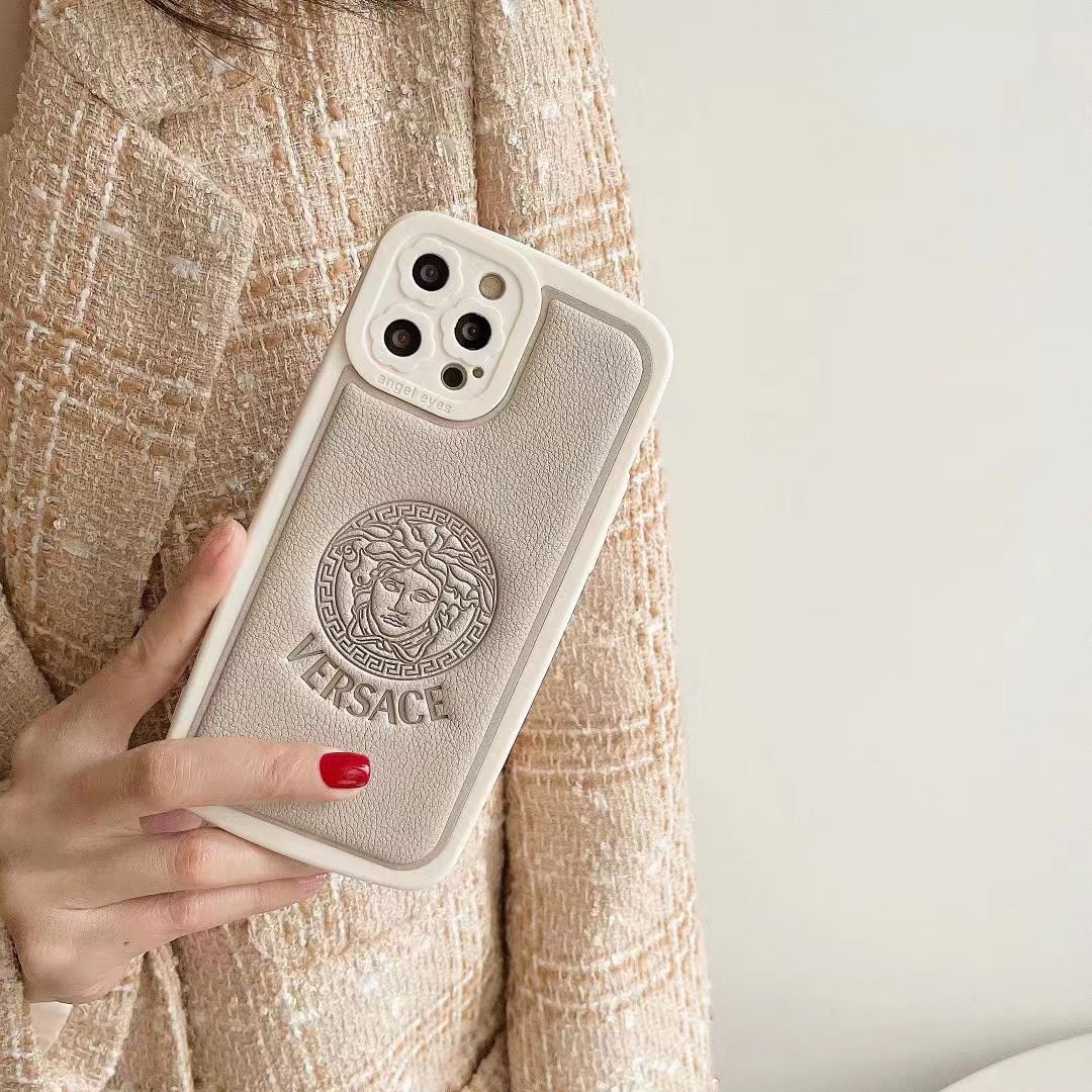 VERSACE iPhone14 ProMaxケース マカロンカラー