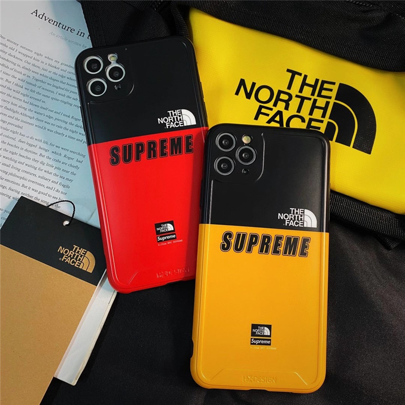 Supreme ノースフェイス　ケース ノースフェイス x シュプリーム iPhone15/14Plusケース カラー