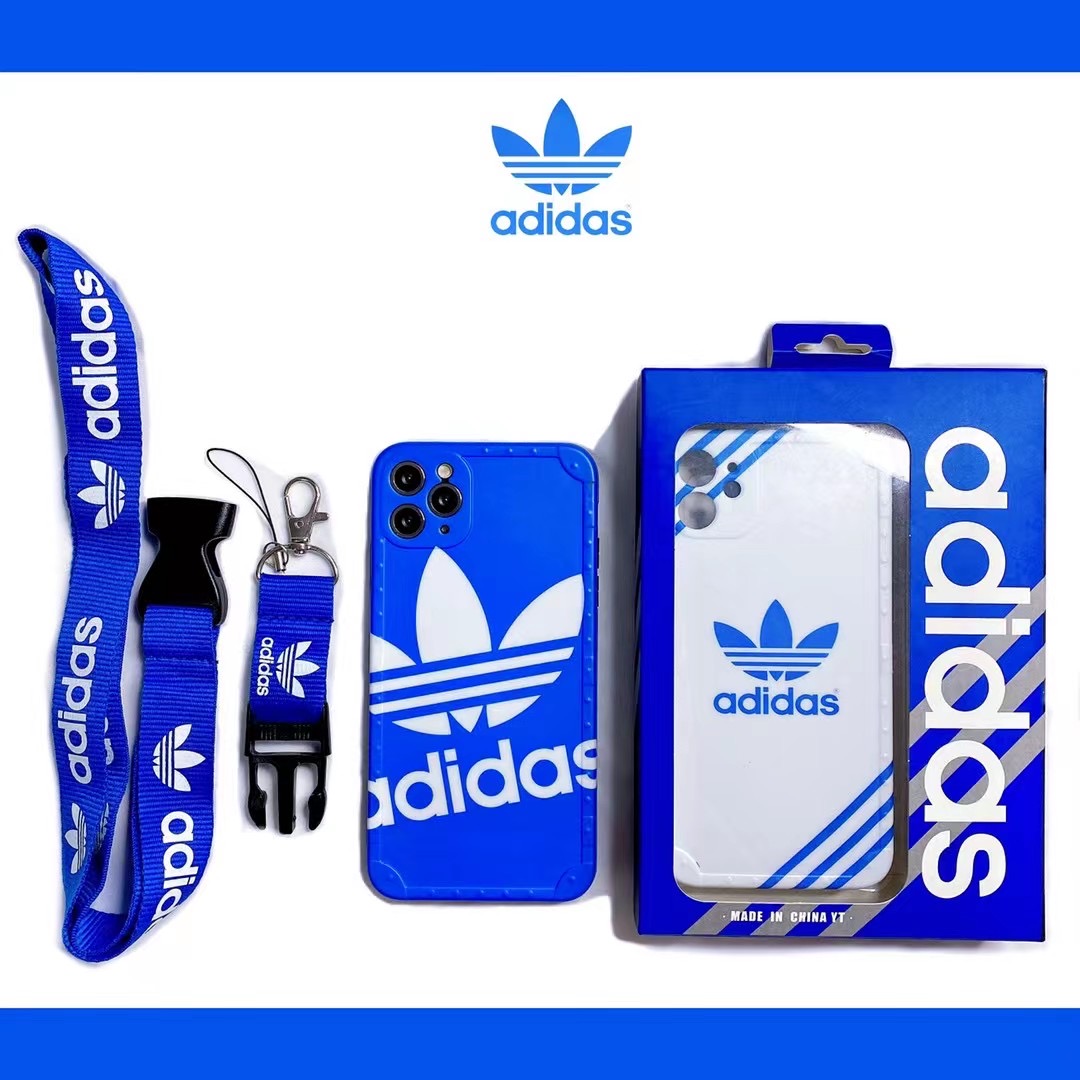 ADIDAS iPhone14 ProMaxケース 三つ葉