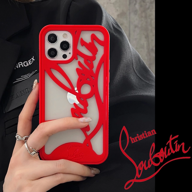 クリスチャン ルブタン iPhone 14Plusカバー ロゴデザイン