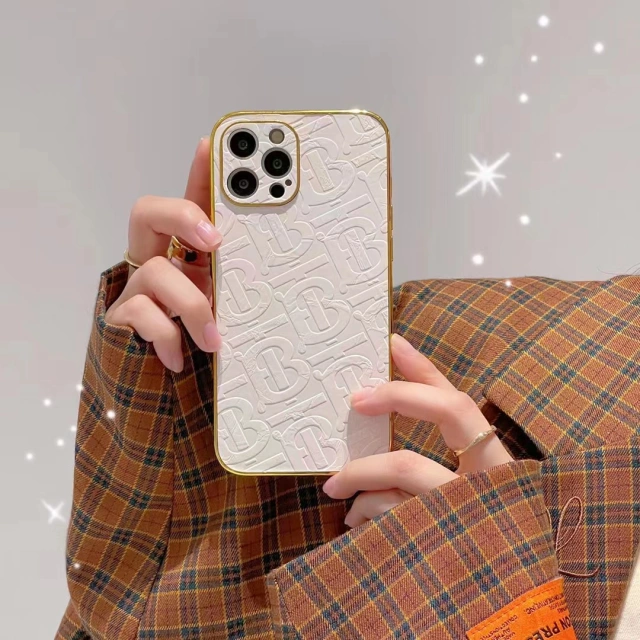 burberry iPhone14ケース 型押し