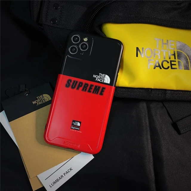 North Face ｘ Supreme iPhone 14 ProMaxケース シンプル