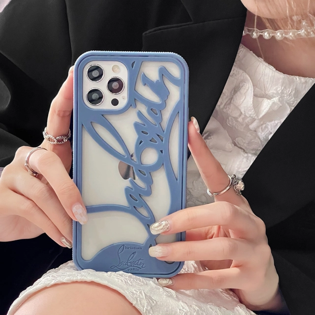 ルブタン iPhone14Proケース カットアウト