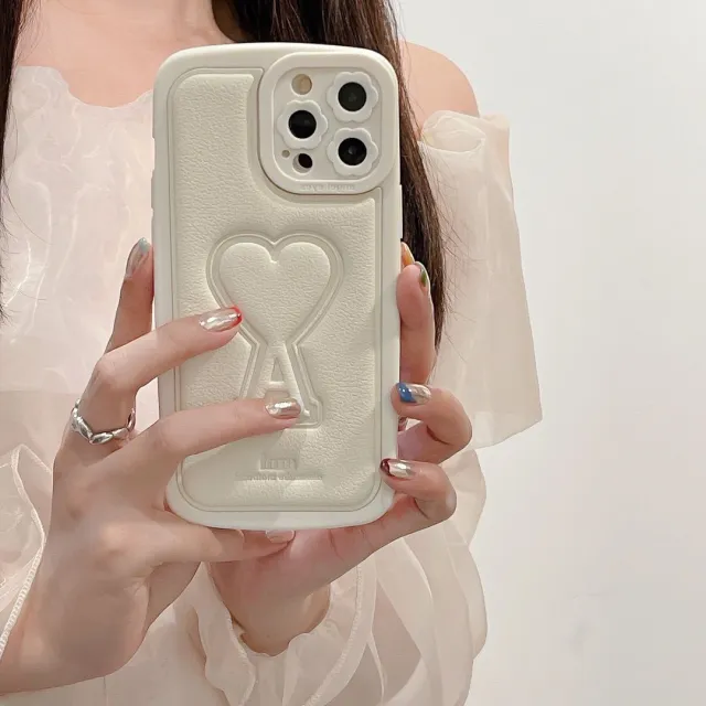 AMI Paris iPhone14 Plusケース 個性的