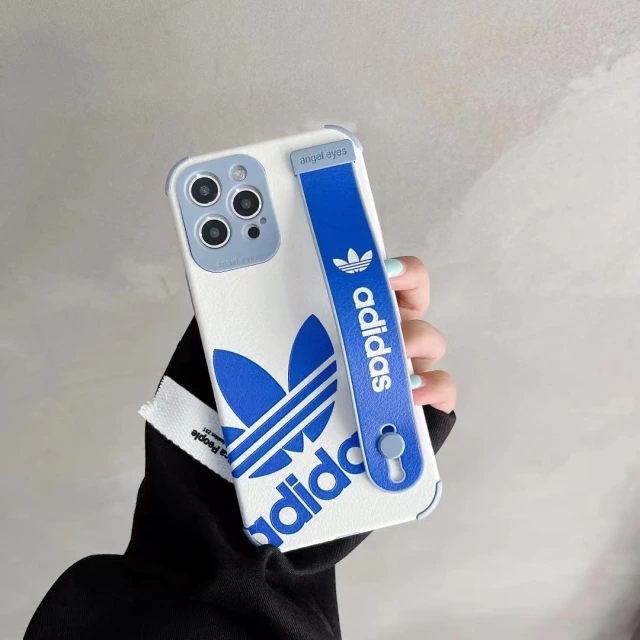 ADIDAS iPhone14 Plusケース ロゴ付き