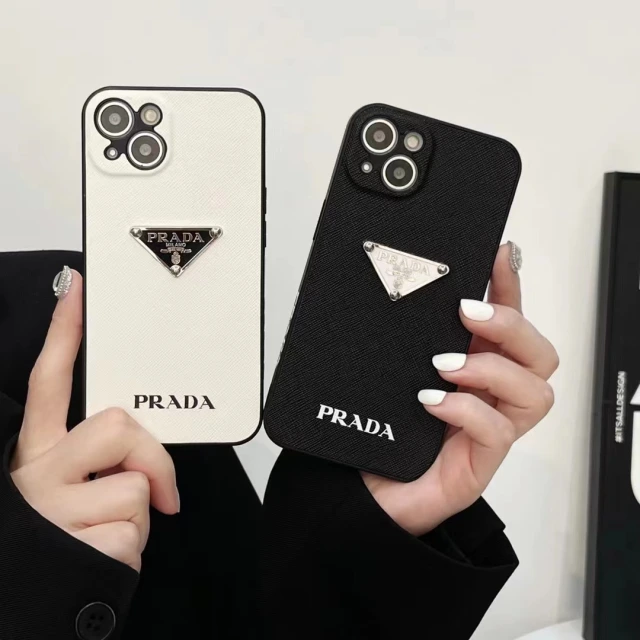 プラダ iPhone15/14 Pro Maxケース ロゴ付き Prada iPhone15 Pro/14 