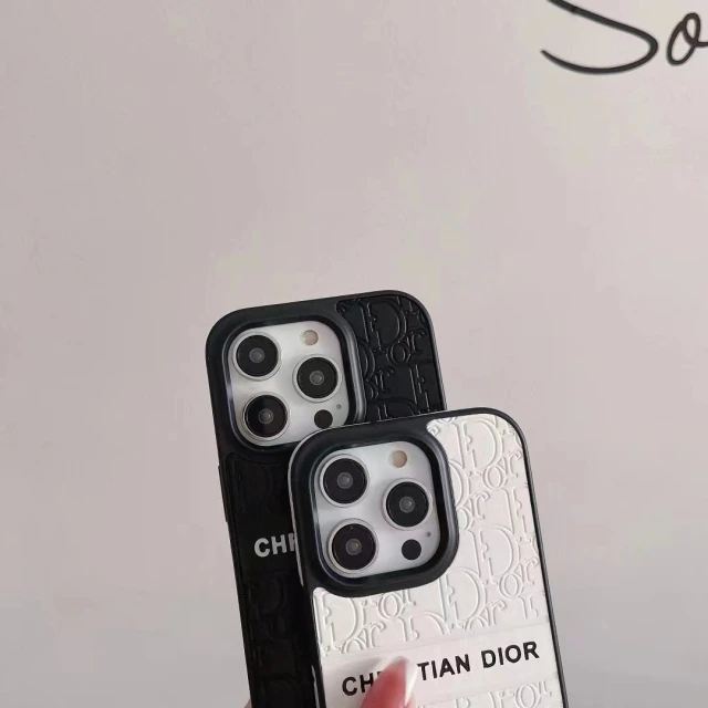 dior iPhone14ケース エンボス加工