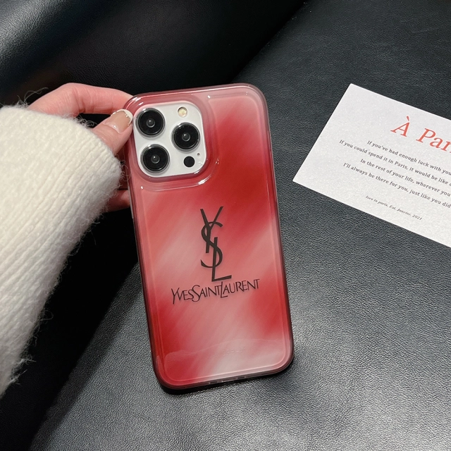 YSL iPhone14Plusケース 芸能人愛用