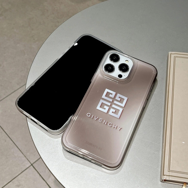 ジバンシィ iPhone15 Pro/14Proケース 4Gロゴ付き ジバンシー iPhone15 