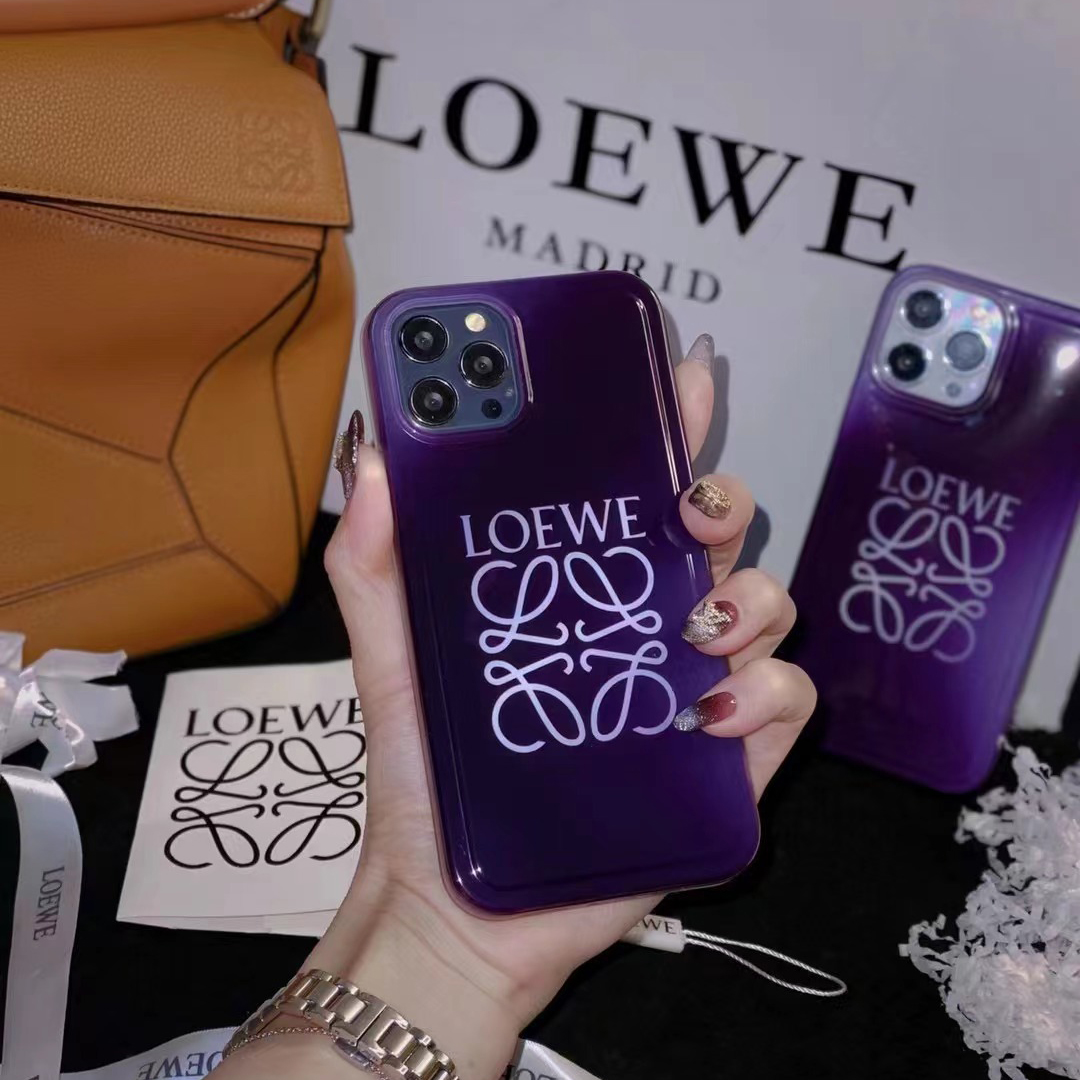 ロエベ iPhone15/14 Plusケース アナグラムロゴ Loewe iPhone15 Pro/14 