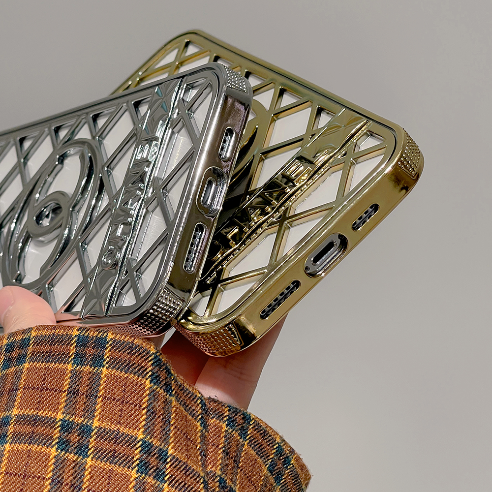 シャネル iPhone15 Pro/14ProMaxケース 中空彫刻 Chanel iPhone15/14