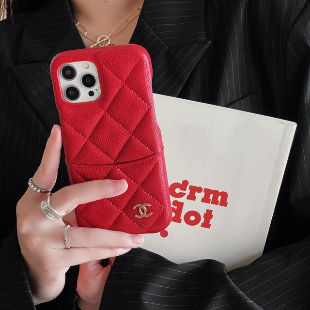 シャネル iPhone15 Pro/14 Proケース カード収納 CHANEL iPhone15 
