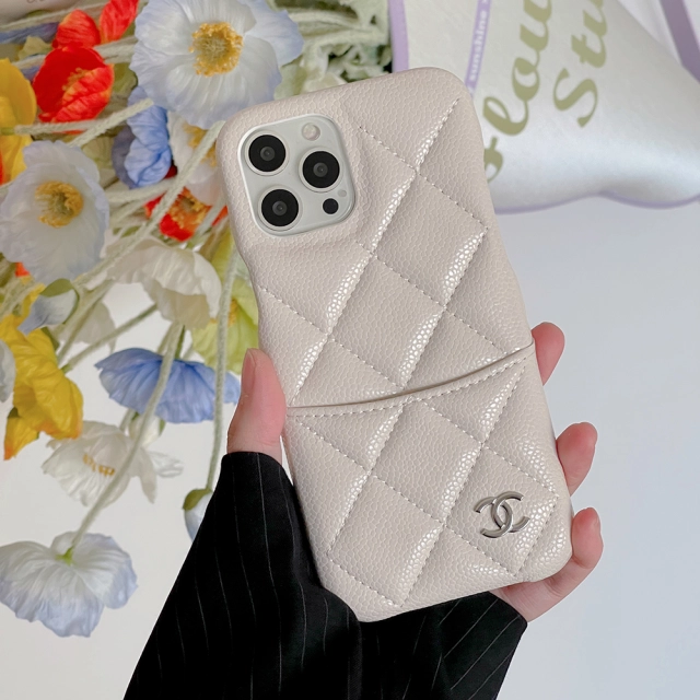 シャネル iPhone15 Pro/14 Proケース カード収納 CHANEL iPhone15 