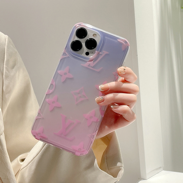 LV iPhone14 ProMaxケース グラデーション