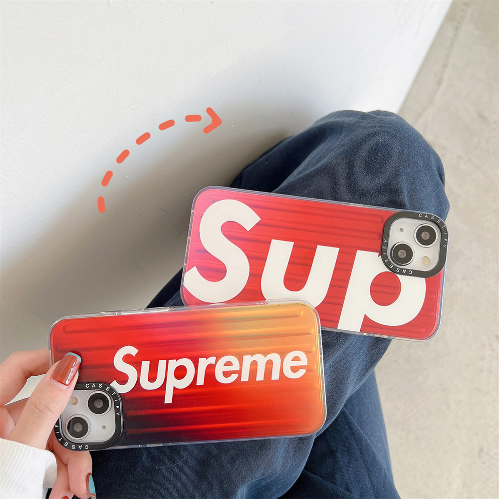 SUPREME iPhone14ケース グラデーション