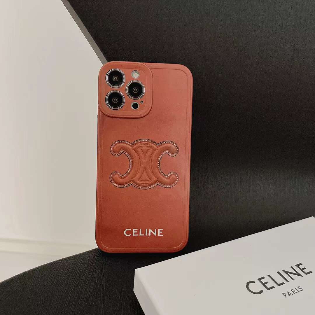 Celine iPhone14 ProMaxケース 有名人愛用