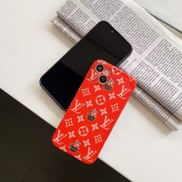 LV アイフォン14 ProMaxケース ロゴプリント