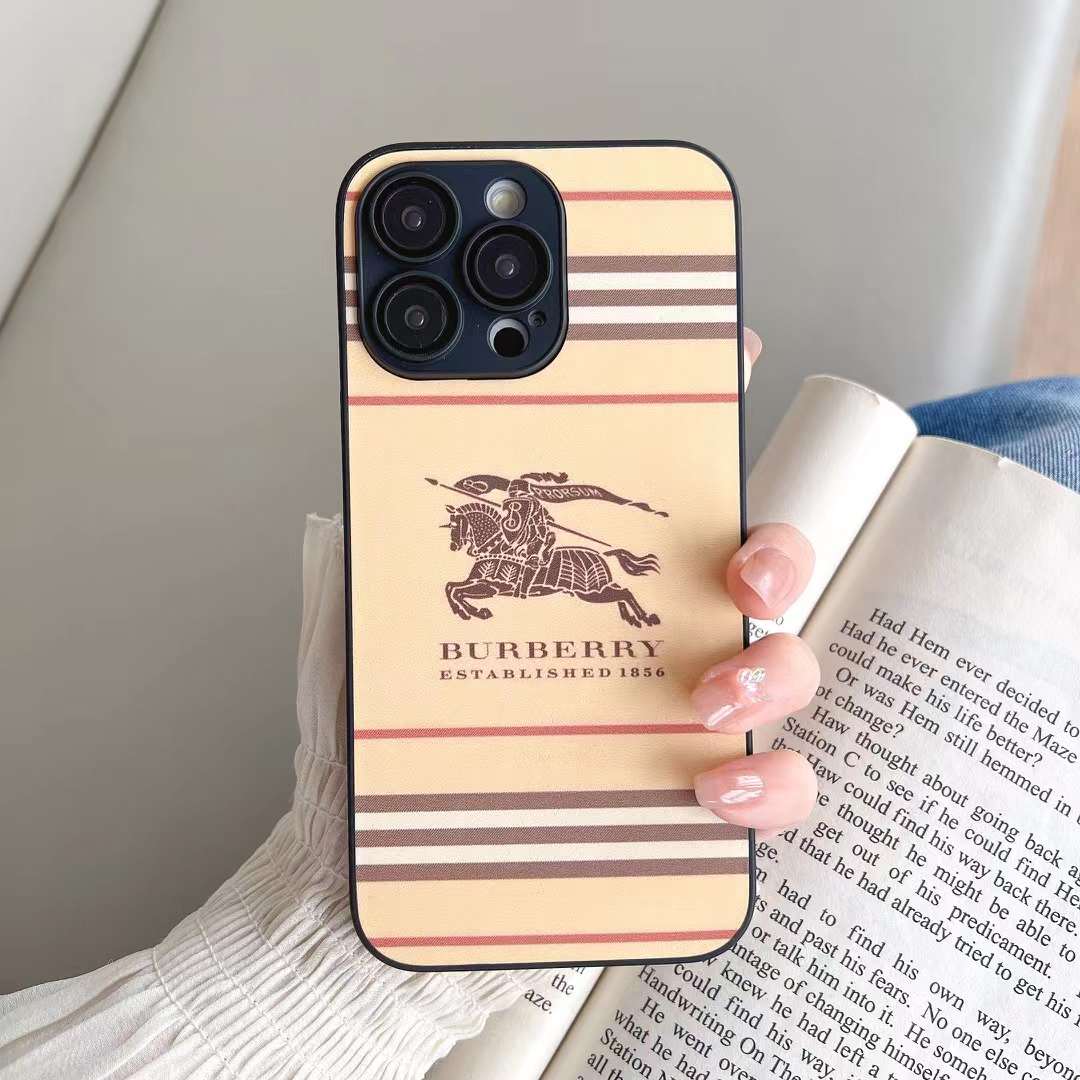 バーバリー iPhone15/14 ProMaxケース チェック柄 Burberry iPhone15