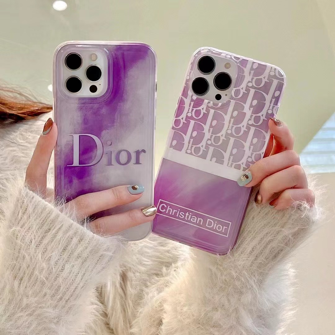 ディオール iPhone15/14 ProMaxケース トロッター柄 DIOR iPhone15 Pro