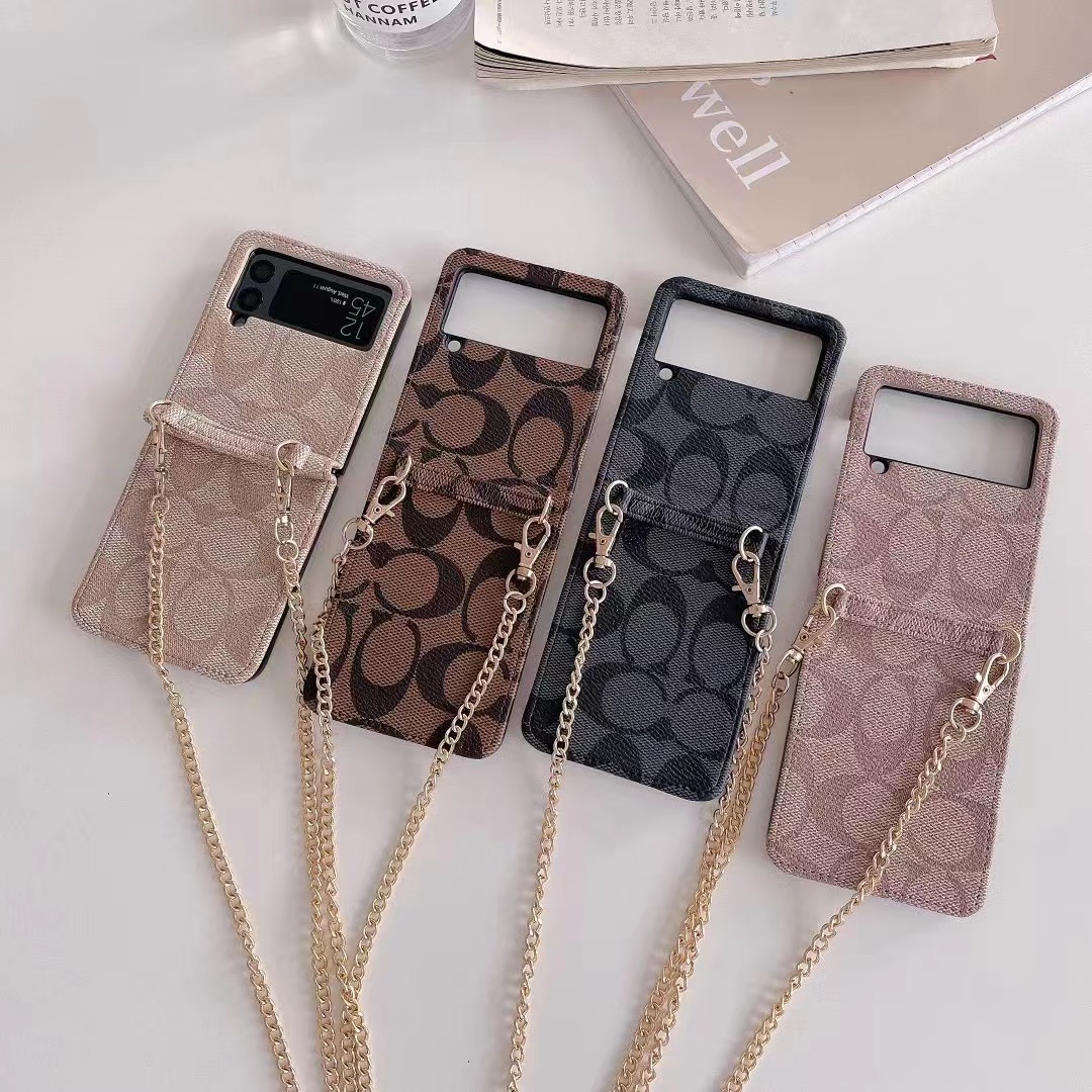 コーチ Galaxy Z Flip4 Flip5ケース ショルダースマホケース COACH ...