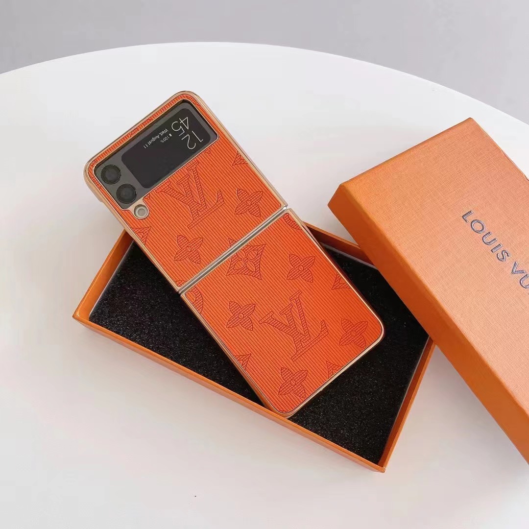 ルイヴィトン Galaxy Z Fold4 Fold5ケース モノグラム 型押し LV