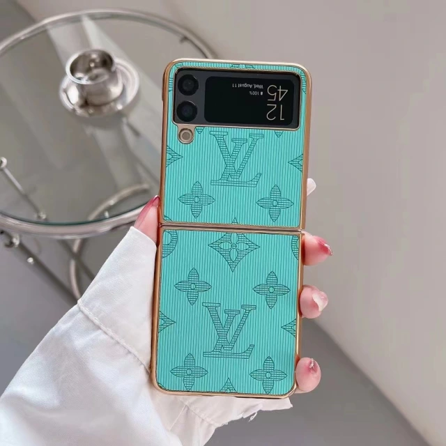 LV Galaxy Z Flip4ケース エンボス加工