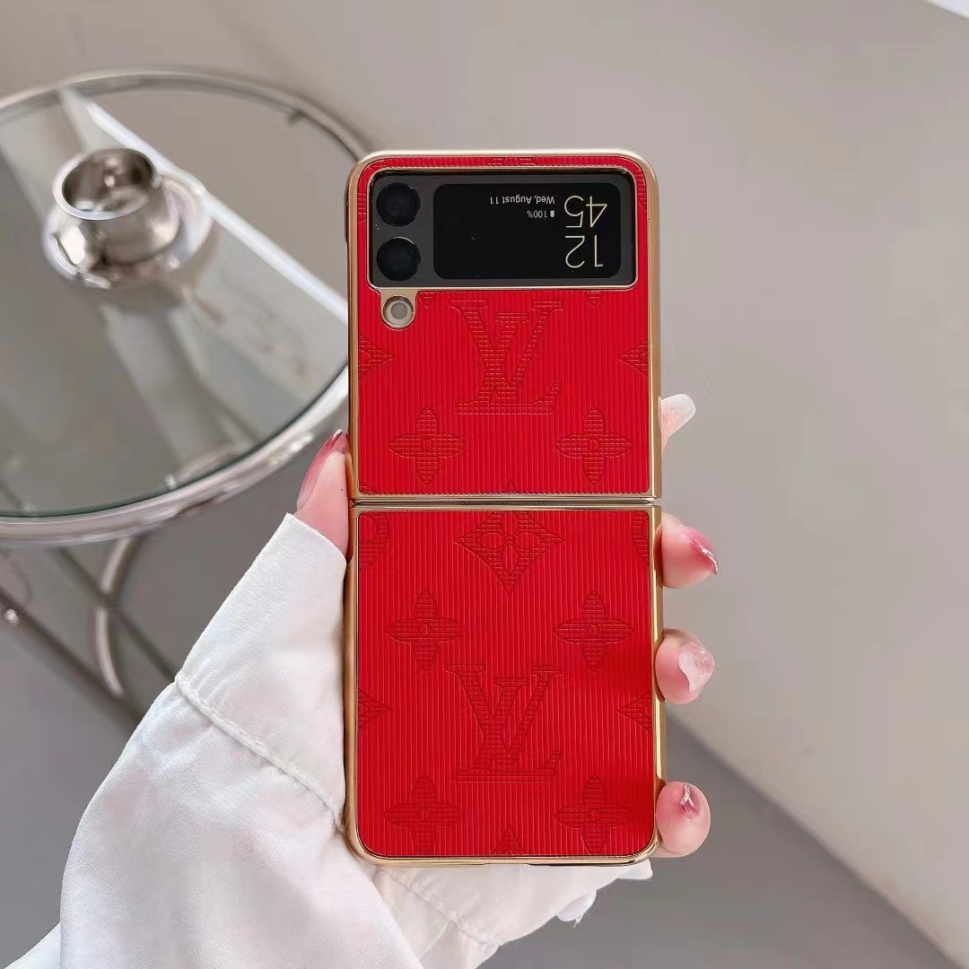 ルイヴィトン Galaxy Z Fold4 Fold5ケース モノグラム 型押し LV