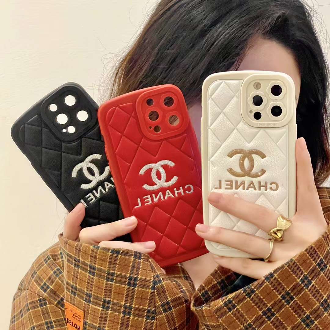 CHANEL iPhone14 Plusケース ココマーク