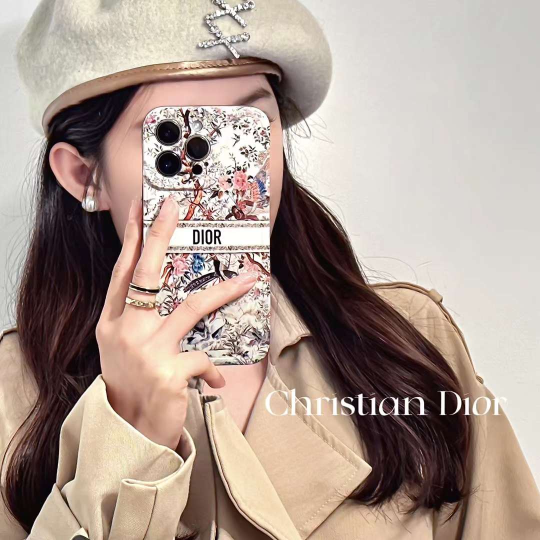 DIOR iPhone14 Plusケース レトロ風