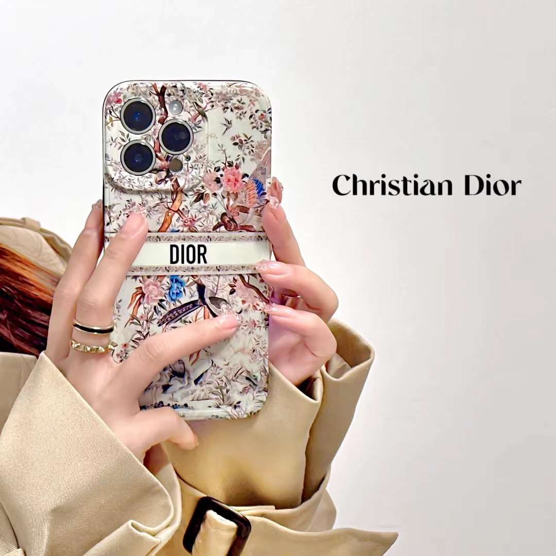 Dior iPhone14 ProMaxケース ロゴプリント