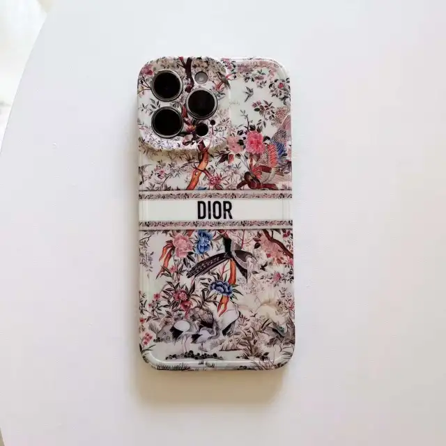 dior iPhone14 Plusケース 花柄
