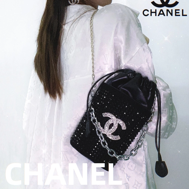 CHANEL 巾着袋 ドローストリング