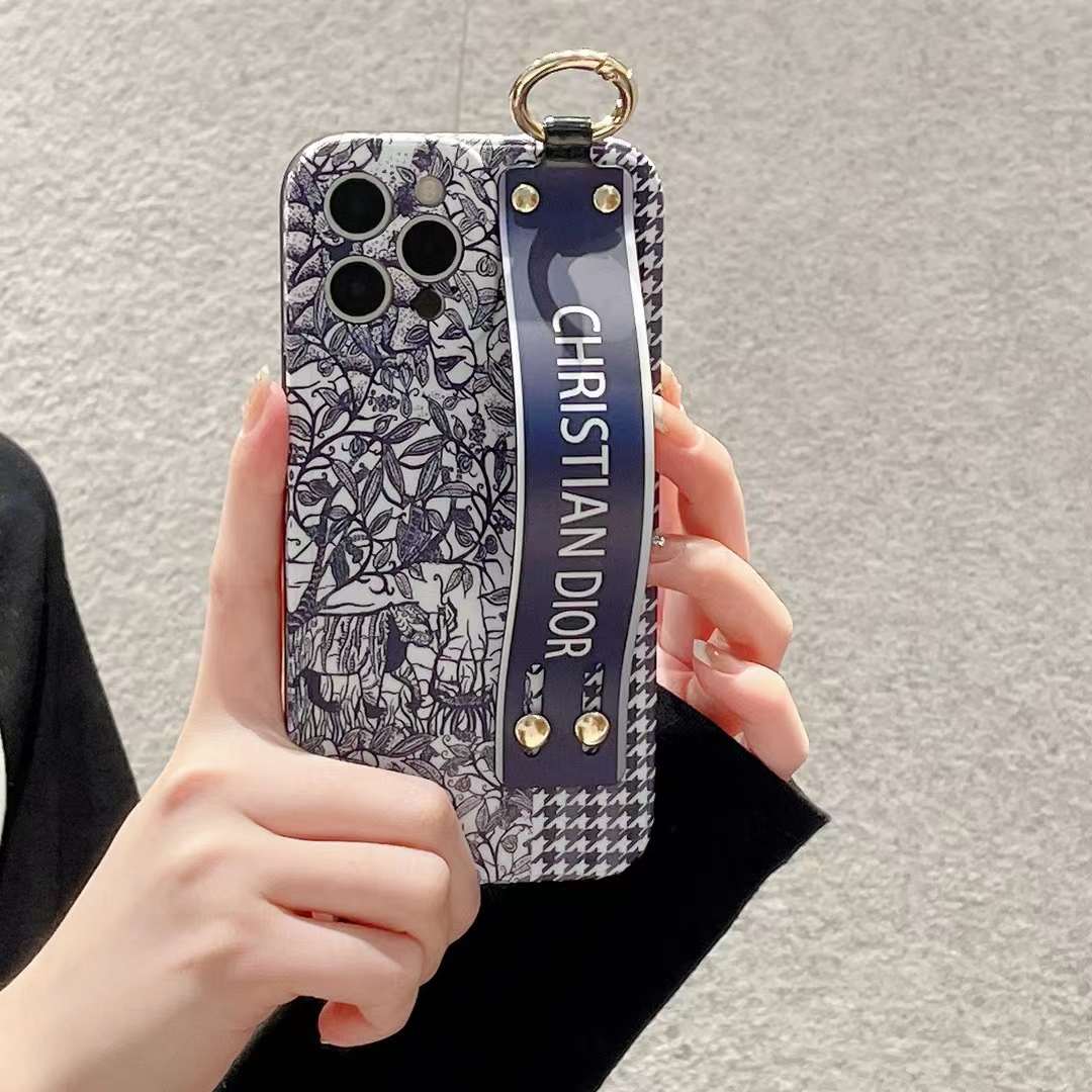 DIOR iPhone14 Plusケース リング付き