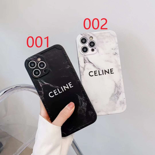 セリーヌ iPhone14 ProMaxケース 大理石柄