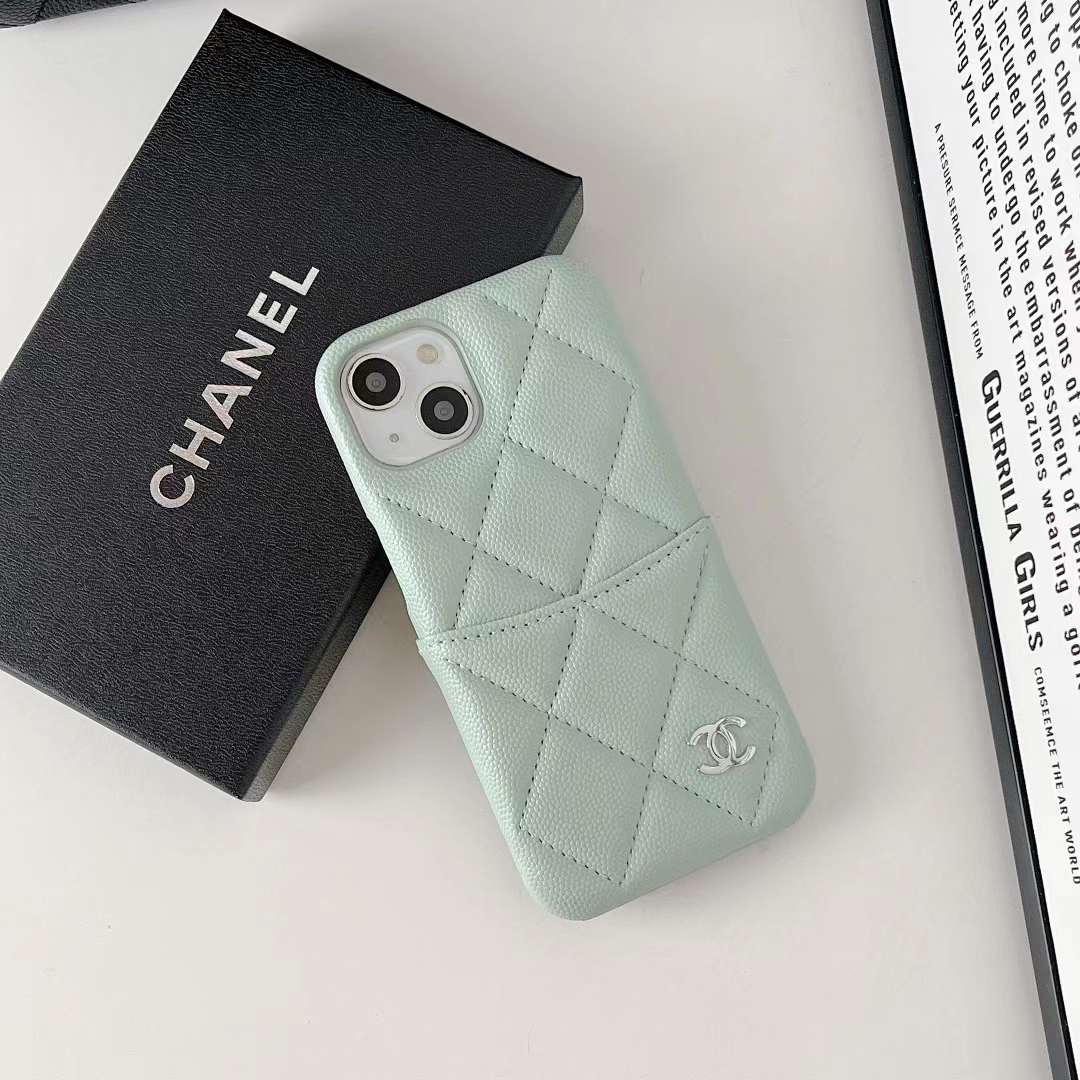 CHANEL iPhone 14カバー マトラッセ風