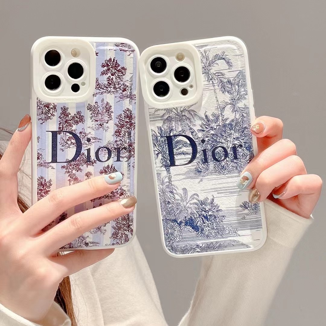 DIORロゴ付き iPhone14 Plusケース