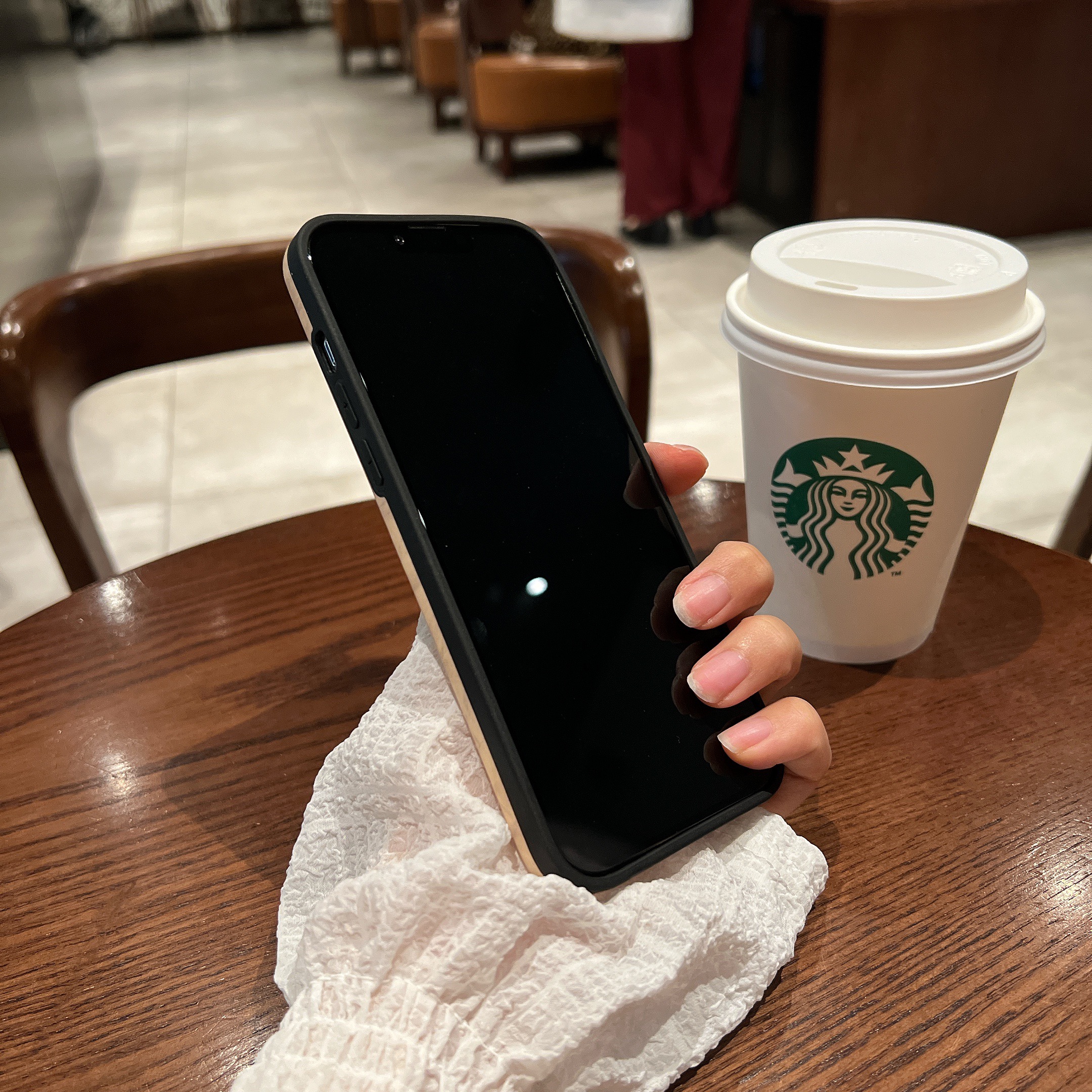 ストーンアイランド iPhone15 pro/14 Plusケース ロゴ付き STONE 