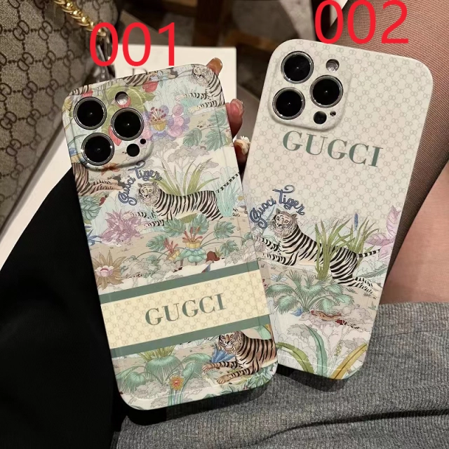 グッチ iPhone15 Pro/14 Proケース タイガー GUCCI iPhone15/14ケース  