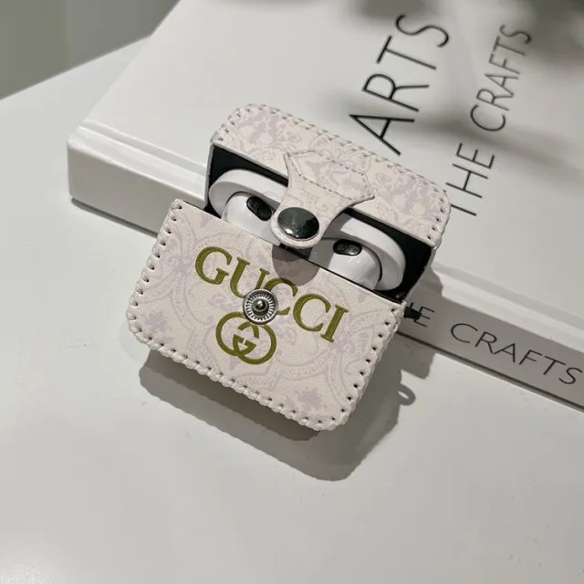 グッチ AirPods Pro2/1・AirPods 3/2/1ケース チェーンストラップ付き 