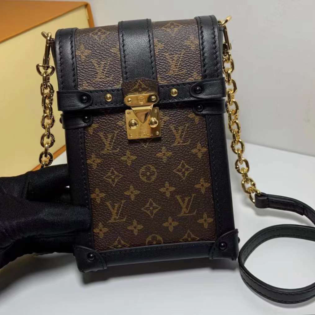 ルイヴィトン ポシェット トランク ヴェルティカル LV ショルダーバッグ モノグラム