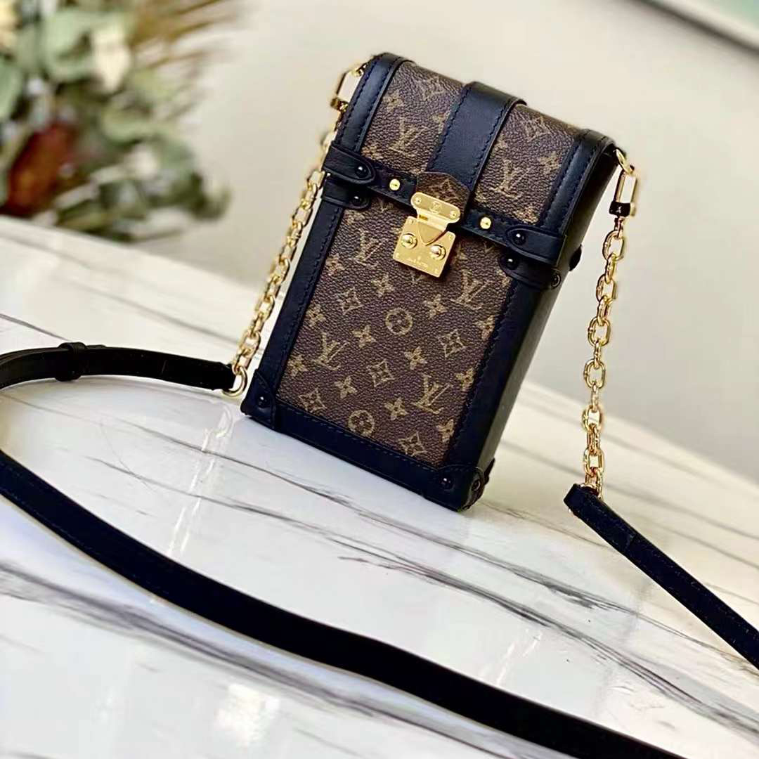 ルイヴィトン ポシェット・トランクヴェルティカル ポーチ モノグラム　ショルダー ルイ・ヴィトン LOUIS VUITTON ポシェット トランク ヴェル