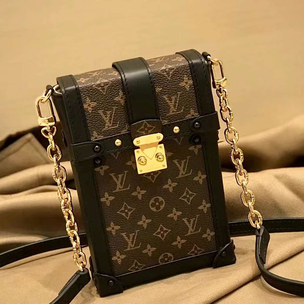 ルイヴィトン ポシェット トランク ヴェルティカル LV ショルダーバッグ モノグラム