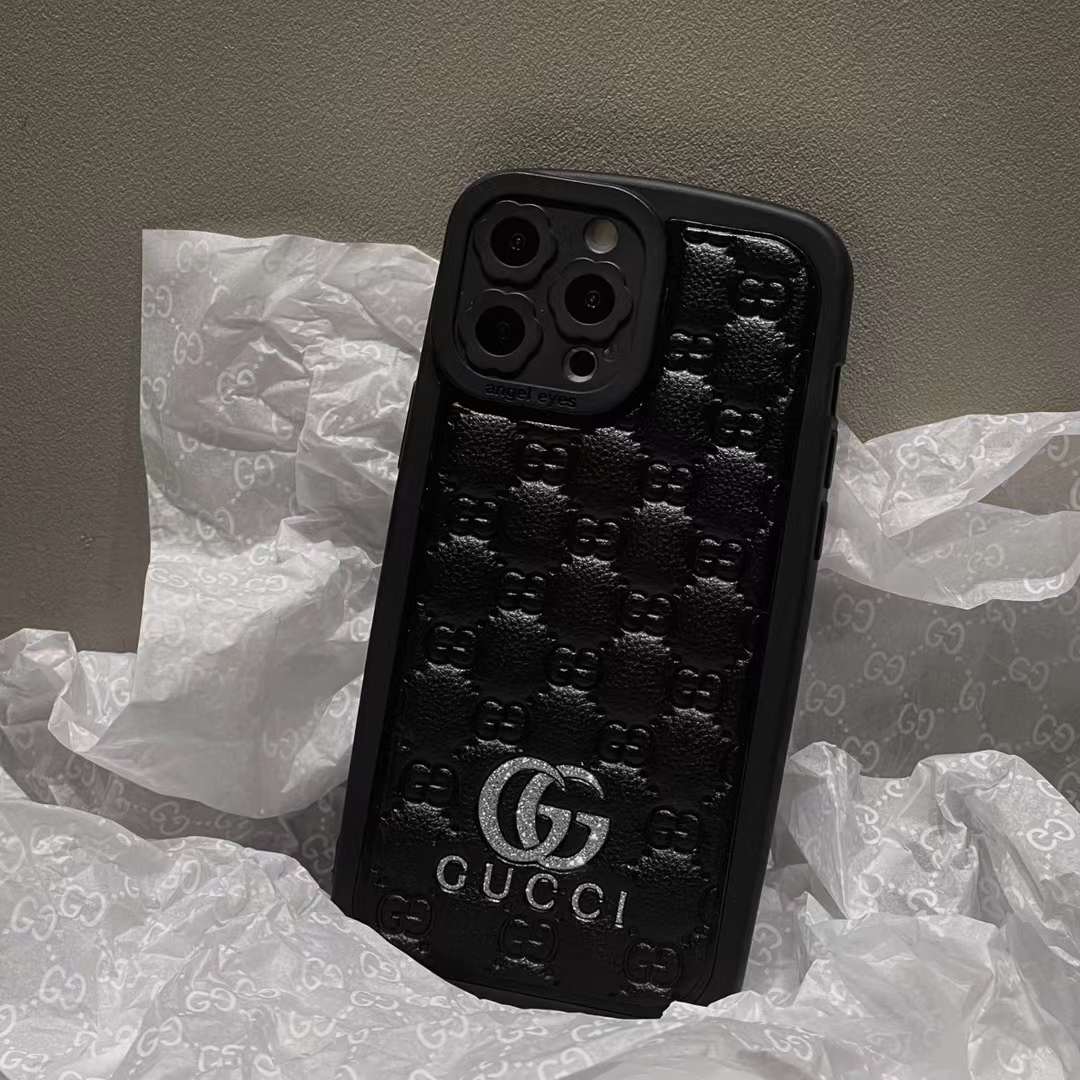 Gucci iPhone14ケース ロゴ付き