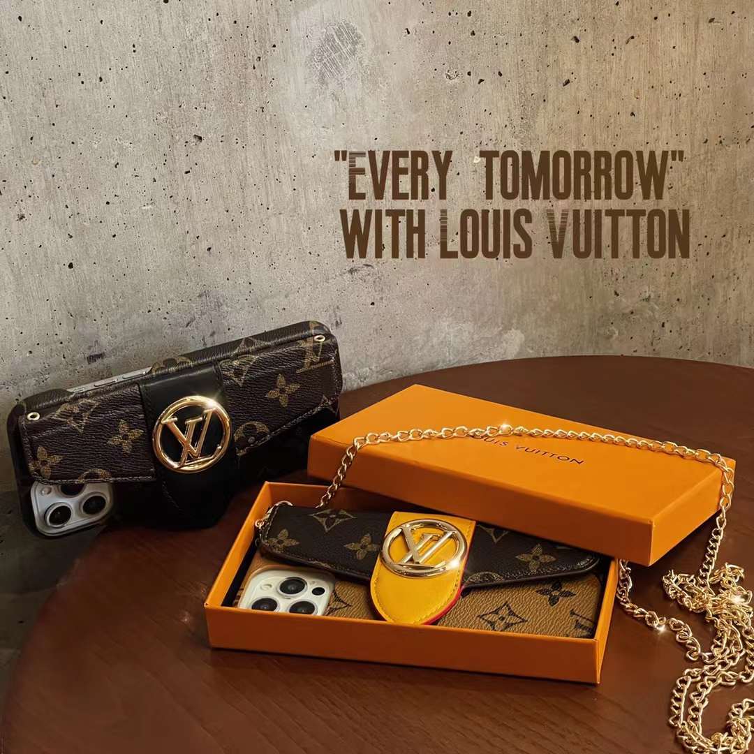 LOUIS VUITTON - 箱あり美品☆LV ルイヴィトン iPhoneケース iPhone14PROMAX ルイヴィトン iPhone15 Pro/14 Proケース ドーフィーヌ風 LV