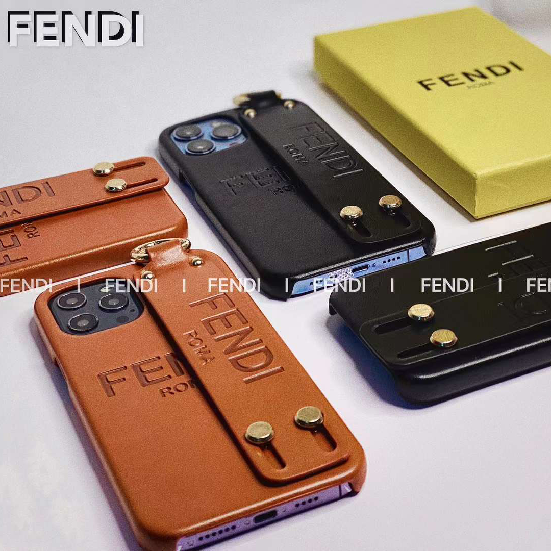 フェンディ iPhone15 Pro/14 Proケース ベルト付き FENDI iPhone15