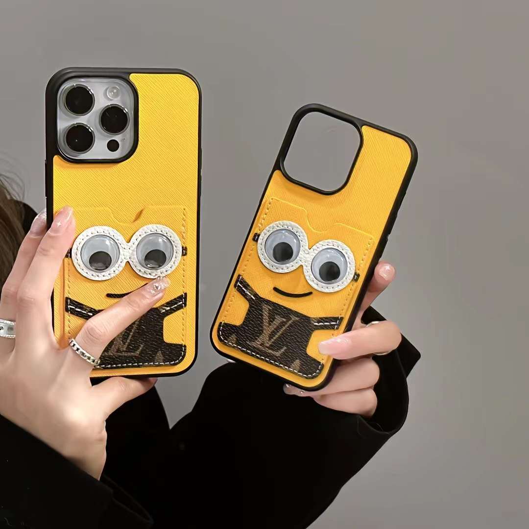 ヴィトン ミニオンズ コラボ iPhone15/14 Proケース LV × Minions