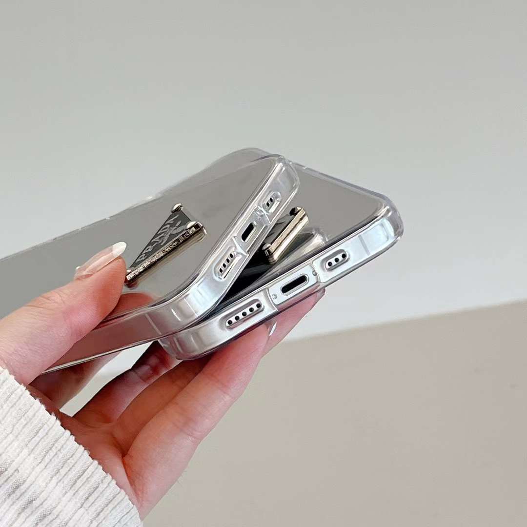 プラダ iPhone15 Pro/14 Plusケース ミラー PRADA iPhone14/15