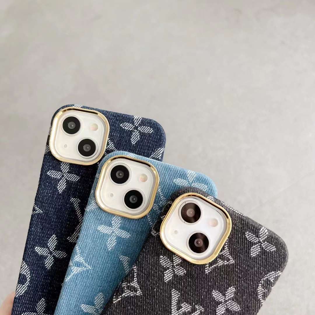 ヴィトン iPhone15 Pro/14 Proケース デニム風 LV iPhone15/14