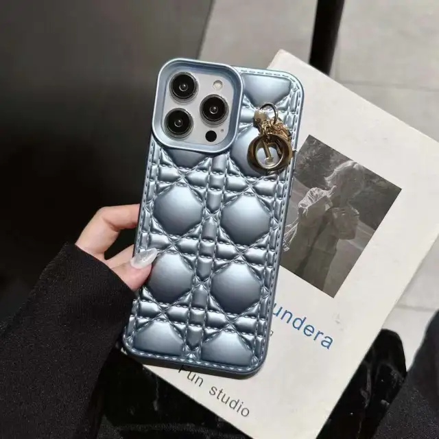 ディオール iPhone15 Pro/14 Proケース カナージュ柄 DIOR iPhone15/14  